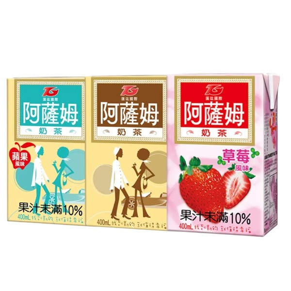 阿薩姆奶茶 原味/草莓/蘋果 6入裝