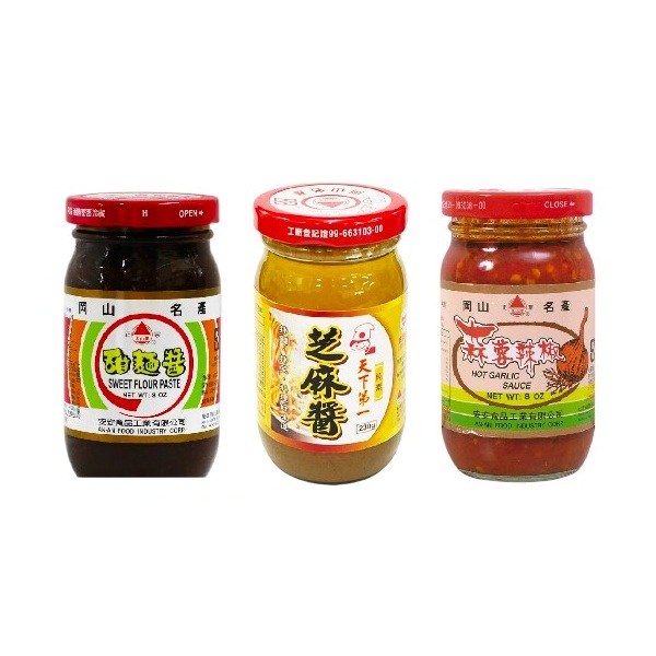 安安 芝麻醬/甜麵醬/蒜蓉辣椒