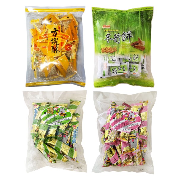 新味軒 冬筍餅/玉米濃湯棒/原味方塊酥/海苔玉米棒