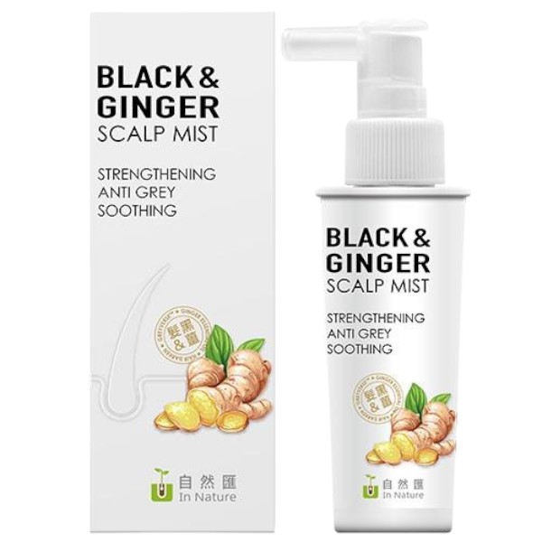 舒妃自然匯薑萃喚黑頭皮菁華水