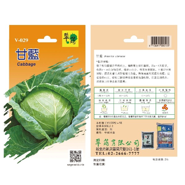 翠筠甘藍 V-029